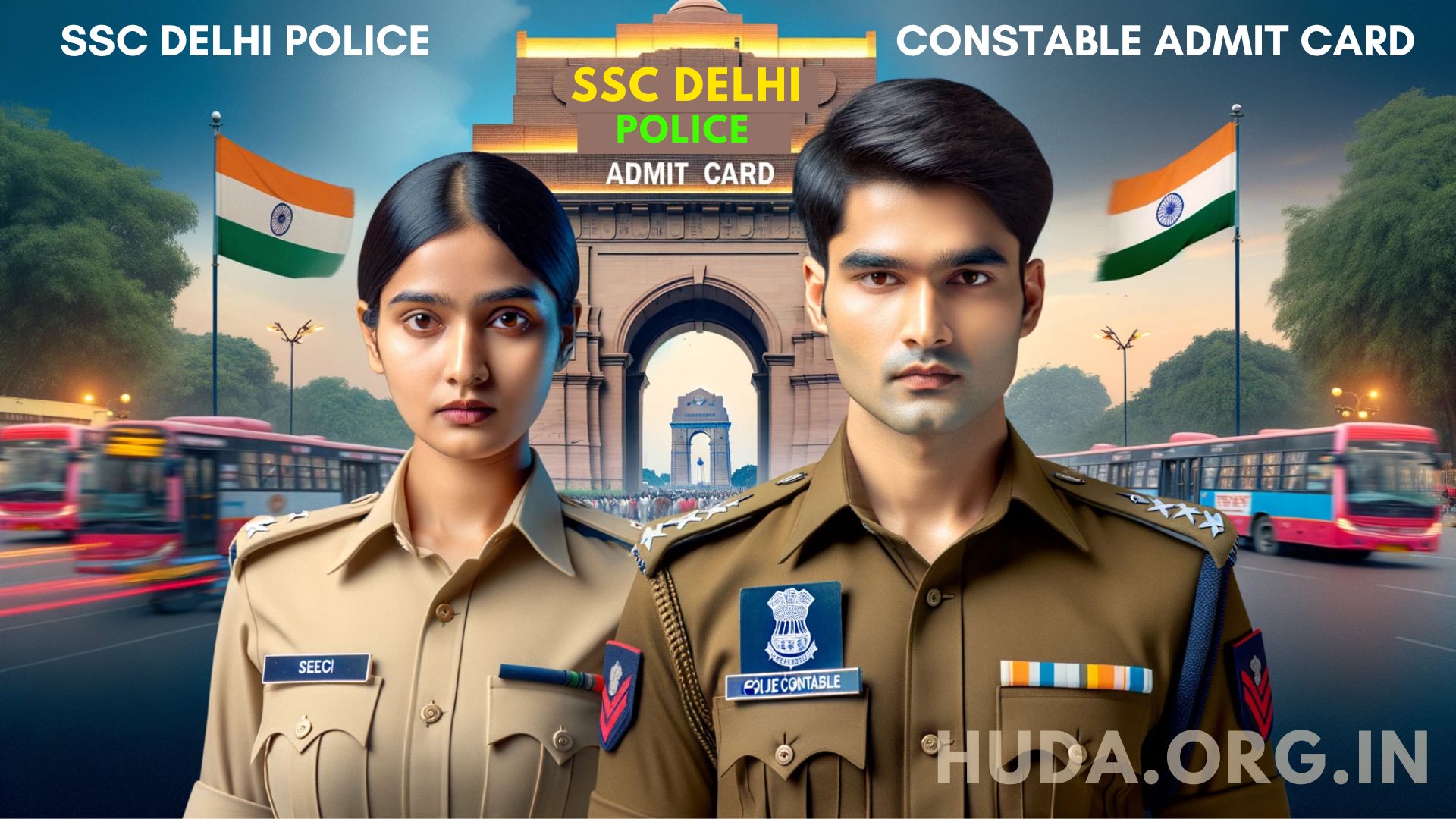 SSC Delhi Police Constable Admit Card 