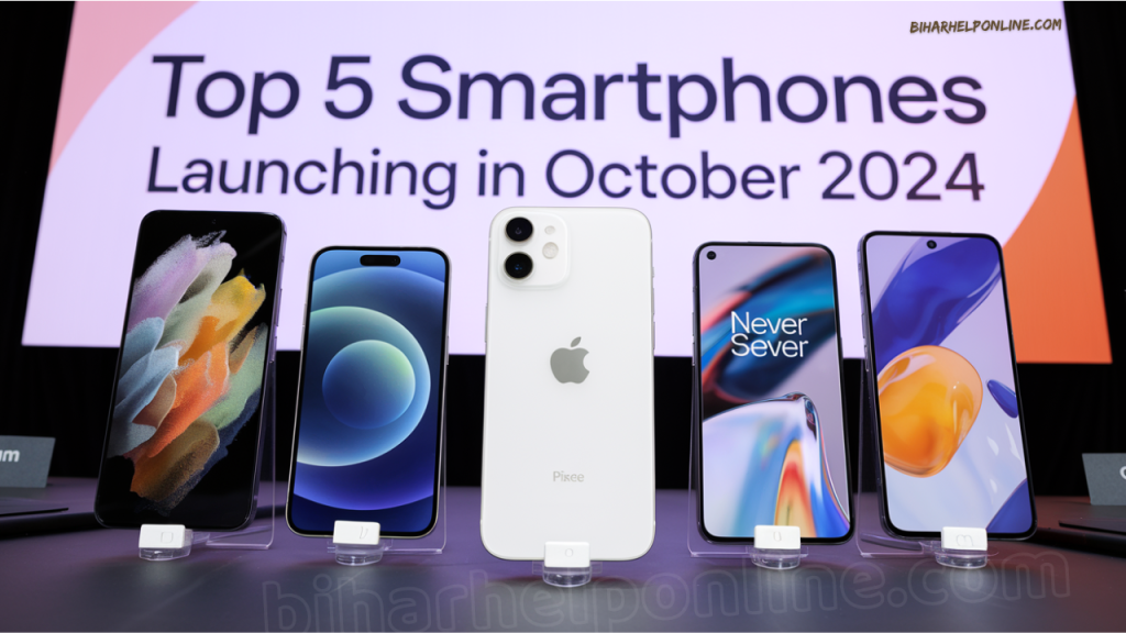 Top 5 Smartphones Launching in October 2024